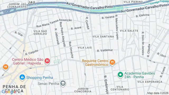 Mapa do bairro Vila Lais, Sao Paulo - SP