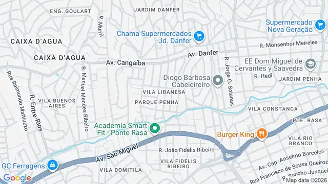 Mapa do bairro Vila Libanesa, Sao Paulo - SP