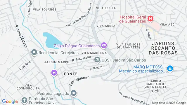 Mapa do bairro Vila Marilena, Sao Paulo - SP