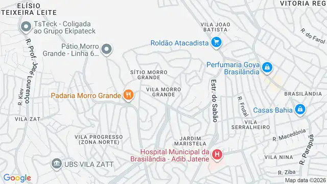 Mapa do bairro Vila Morro Grande, Sao Paulo - SP