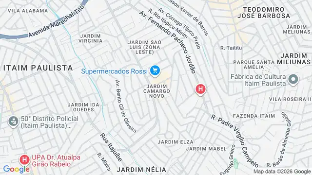 Mapa do bairro Vila Neila, Sao Paulo - SP