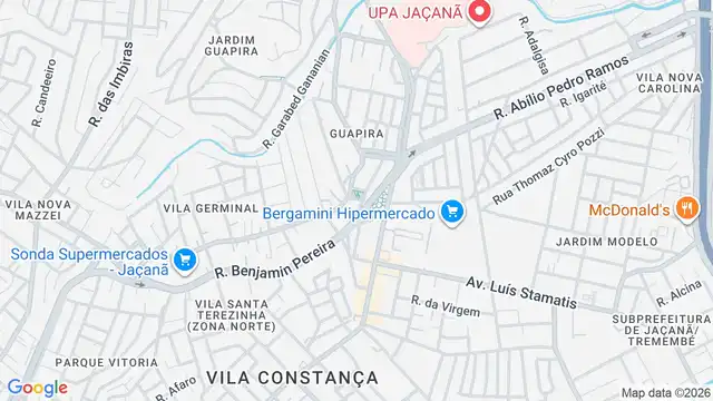 Mapa do bairro Vila Nelson, Sao Paulo - SP