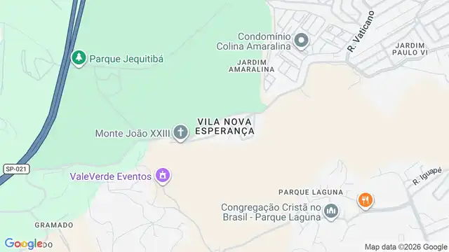 Mapa do bairro Vila Nova Esperança, Sao Paulo - SP