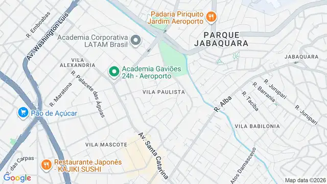 Mapa do bairro Vila Paulista I, Sao Paulo - SP