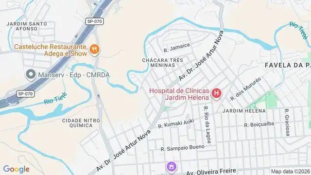 Mapa do bairro Vila Piracicaba, Sao Paulo - SP