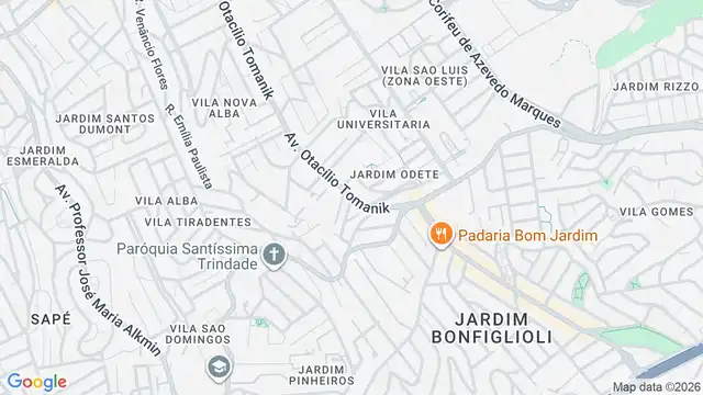 Mapa do bairro Vila Polopoli, Sao Paulo - SP