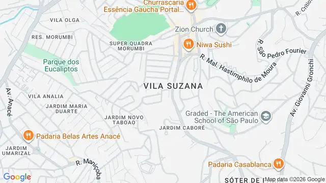 Mapa do bairro Vila Praia, Sao Paulo - SP