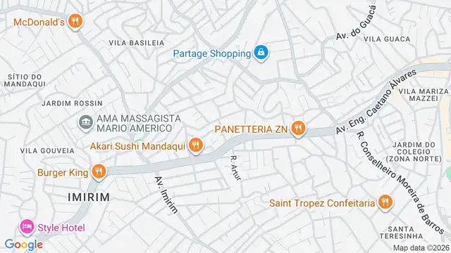Mapa do bairro Vila Romero, Sao Paulo - SP