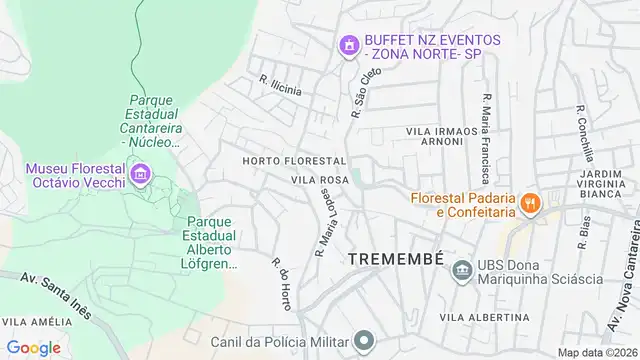 Mapa do bairro Vila Rosa, Sao Paulo - SP