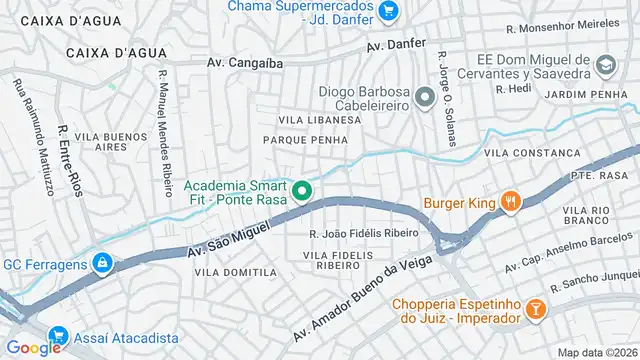 Mapa do bairro Vila Sampaio, Sao Paulo - SP