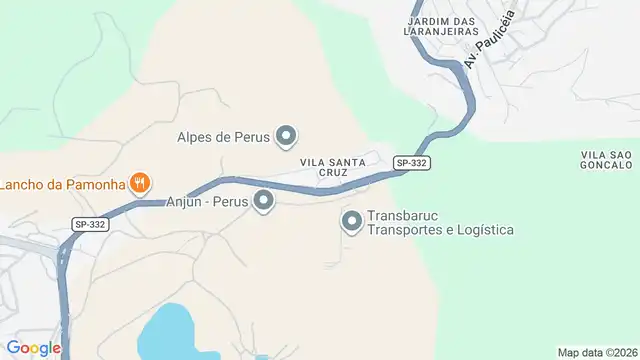 Mapa do bairro Vila Santa Cruz, Sao Paulo - SP