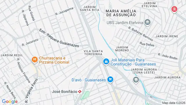 Mapa do bairro Vila Santa Teresinha, Sao Paulo - SP