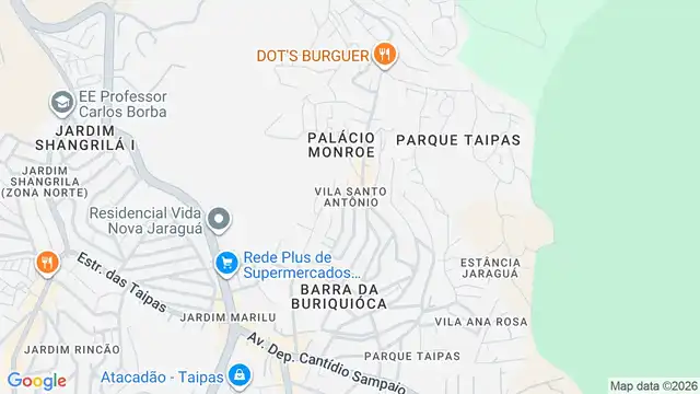 Mapa do bairro Vila Santo Antônio, Sao Paulo - SP