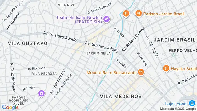 Mapa do bairro Vila Sao Camilo, Sao Paulo - SP