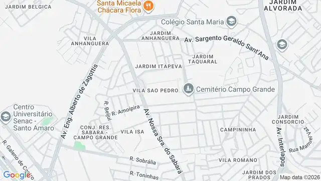 Mapa do bairro Vila Sao Pedro, Sao Paulo - SP