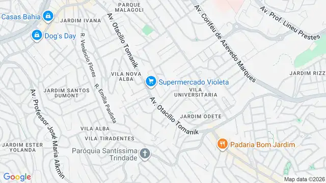 Mapa do bairro Vila Vasconcelos, Sao Paulo - SP