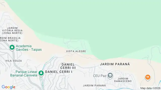 Mapa do bairro Vista Alegre, Sao Paulo - SP